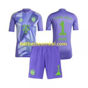 Bayern München Neuer 1 Voetbalshirts Doelman Kind Uit 2024-25